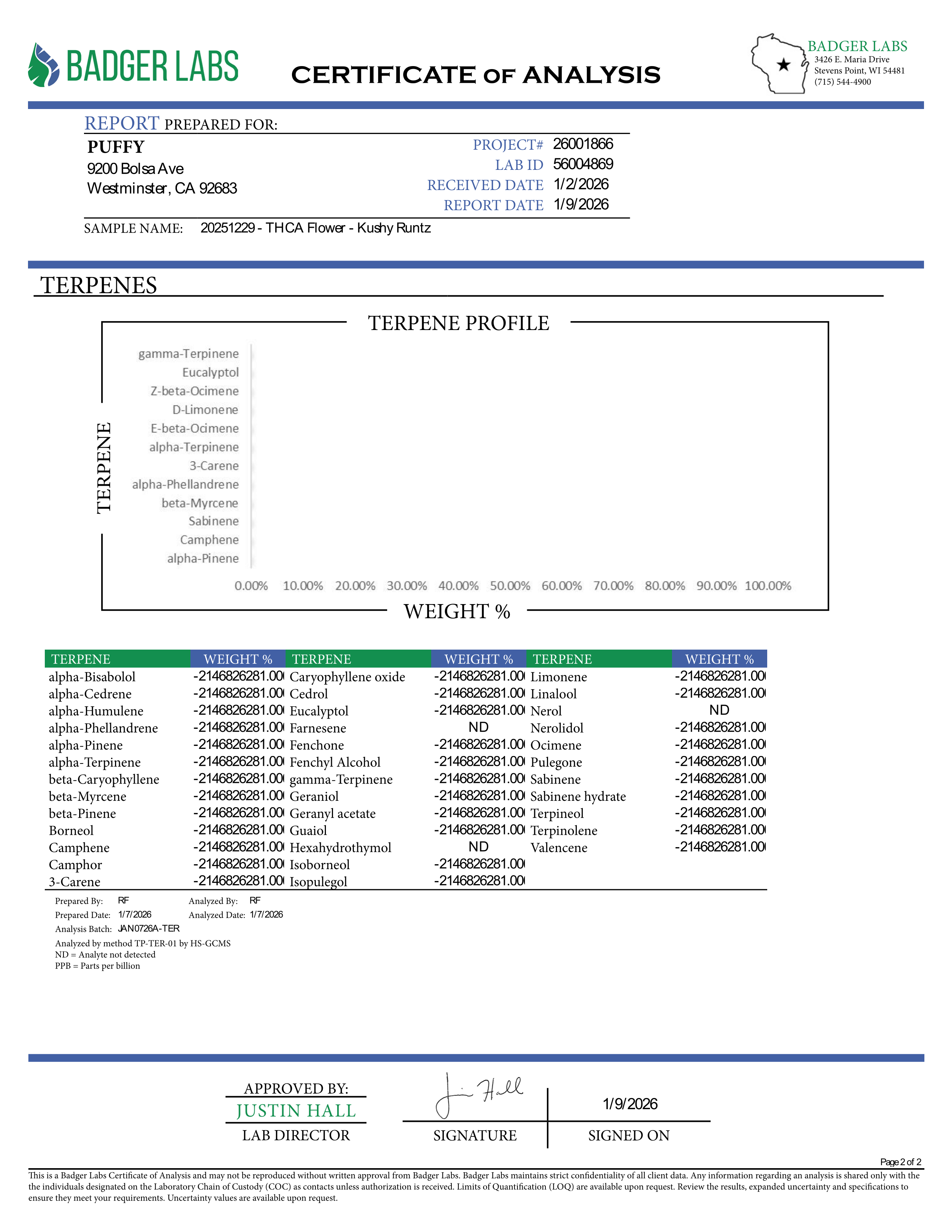 PUFFY Kushy Runtz is an indica-dominant hybrid THCa strain, born from the legendary pairing of Kush and Runtz. The aroma bursts with sweet candy notes, layered with tropical fruitiness and a distinctive gassy undertone. Visually, dense forest green buds with purple hues and fiery orange pistils are coated in sticky trichomes. Consumers often report a relaxing, calming body sensation paired with a happy, uplifted mood, featuring a smooth onset that can lead to deep, soothing relaxation.