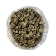 PUFFY LA Push Pop is a hybrid THCa strain created from a cross between LA Kush Cake and Push Pop. It offers a sweet, dessert-like flavor profile with notes of sugary berries, creamy vanilla, and subtle diesel undertones. The aroma is rich and inviting, featuring sweet vanilla butter with hints of citrus and spice, thanks to its unique terpene blend. Visually, the strain stands out with dense, resin-coated buds in vibrant light green shades, highlighted by fiery orange pistils. Consumers often report a balan