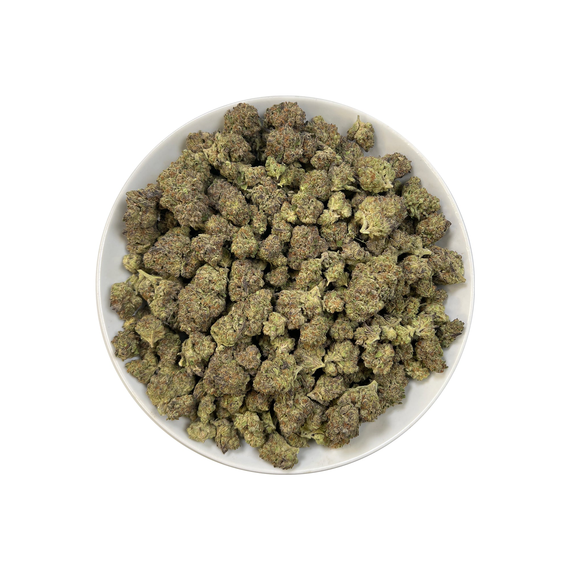 PUFFY Lava Cake is an indica-dominant hybrid THCa strain, crafted from the legendary lineage of Cross of Thin Mint × Grape Pie. The aroma is rich and inviting, with creamy, buttery notes that give off a sweet, dessert-like essence. Visually, the buds are dense with purple highlights, vibrant greens, and bright orange hairs, all dusted in frosty trichomes. Consumers often describe an initial wave of cerebral euphoria and light uplift before the experience shifts into deep physical calm.
