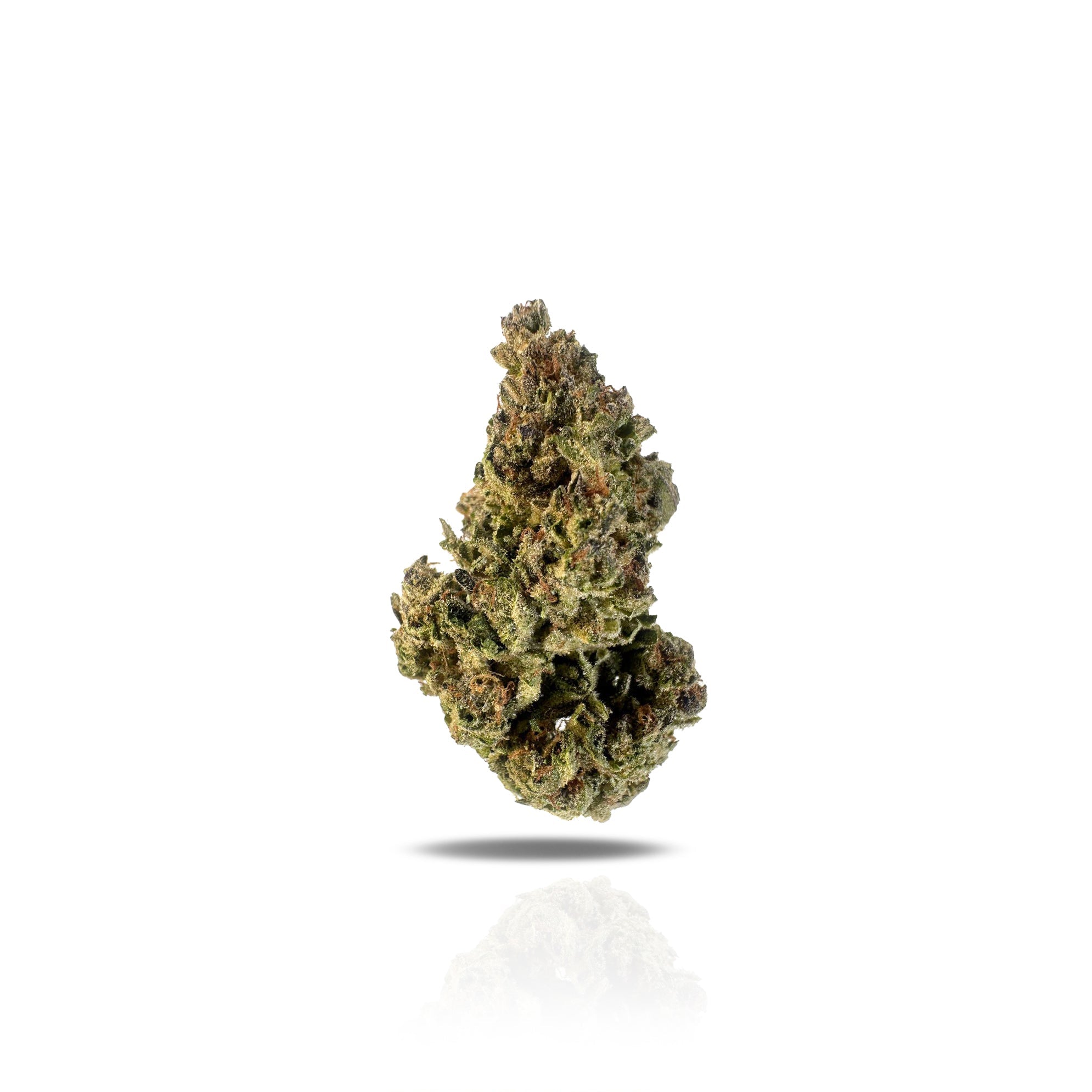 PUFFY Lemon OG is an indica-dominant hybrid THCa strain created by crossing Las Vegas Lemon Skunk with The OG #18. This strain features a vibrant flavor profile led by zesty lemon notes, balanced by subtle hints of pine and sweet, earthy undertones. Its aroma is a bold blend of gassy notes, zesty lemon, and rich earthy undertones. Visually, the buds are dense and cone-shaped, showcasing a bright lime green color with golden highlights, all wrapped in a thick layer of frosty, golden trichomes. Consumers ofte