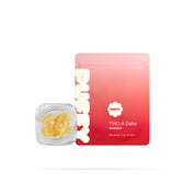PUFFY THCa Angelica Badder: is a premium indica-dominant hybrid concentrate known for its smooth, creamy texture and rich terpene profile. This badder delivers a bold and flavorful experience, with a tropical fruit-forward aroma layered with notes of lemon, earthy hash, and a refreshing hint of menthol. Perfect for those seeking a potent, flavorful, and aromatic indulgence.
