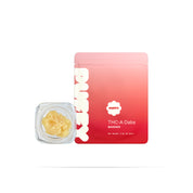 PUFFY THCa Baker’s Dozen Badder: is a premium balanced hybrid concentrate that delivers smooth, fast-acting effects. Its soft, workable texture makes it ideal for a variety of consumption methods. Expect a rich, doughy aroma with creamy undertones that elevate the experience with every use.

