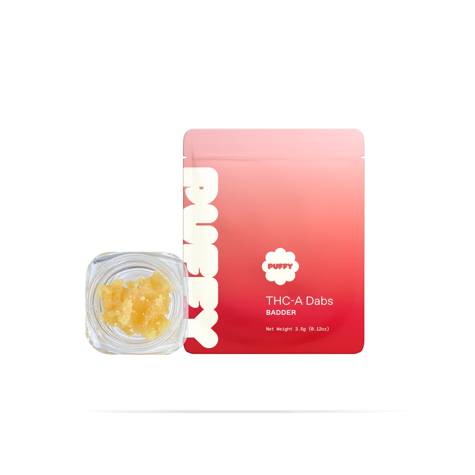 PUFFY THCa Guavanade Badder: is a premium sativa-dominant hybrid concentrate crafted from fresh-frozen flower and expertly cured into a smooth, scoopable badder. It delivers an invigorating aroma of tropical citrus with sweet guava undertones, offering a bright and flavorful experience with every dab.

