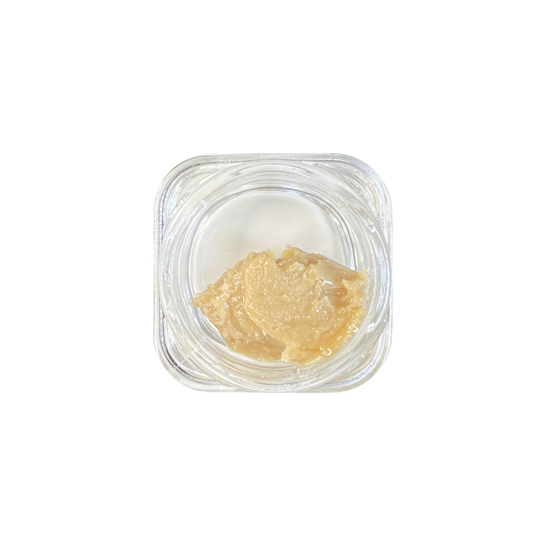PUFFY Kush Crasher Rosin: an indica-dominant hybrid, expertly cold-pressed to preserve its full-spectrum profile. This premium rosin delivers a potent, terpene-rich experience with every dab. Expect a bold aroma and flavor profile layered with gassy kush, sweet earthiness, diesel undertones, doughy richness, and a hint of funky cheese perfect for those who crave complex, full-bodied flavors.