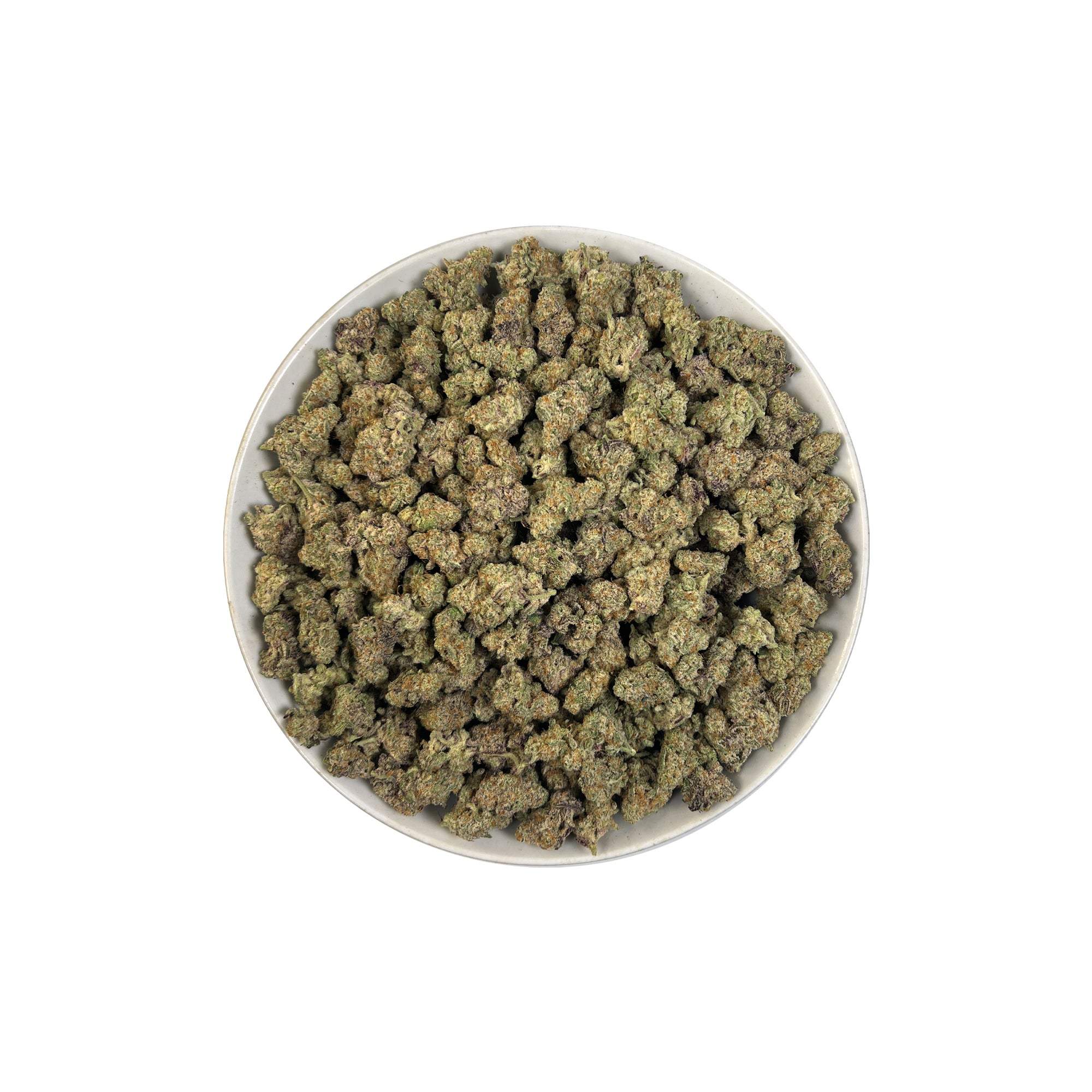 PUFFY MAC 1 (Miracle Alien Cookies) is a balanced hybrid THCa strain, born from the flavorful cross of Alien Cookies F2 with a Miracle 15. The aroma greets the senses with a musky base, zesty citrus highlights, and a sharp, sour edge. Visually captivating, the buds are thick and resinous, shimmering with frosty trichomes, while vibrant orange pistils thread through shades of dark green and purple. Consumers often report it delivers cerebral uplift and body relaxation, with effects that are euphoric, creativ