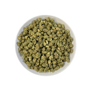 PUFFY Mule Fuel (smalls) is a hybrid THCa strain, crafted from a genetic cross of Lurch and GMO Cookies. The aroma is bold and pungent, with sharp peppery notes, a robust garlicky undertone, and the unmistakable fuel-like scent of diesel. Visually, the buds are dense and compact, showcasing a vibrant olive-green color and a sparkling layer of trichomes. Consumers often report a deeply relaxing experience, characterized by waves of euphoria, soothing calm, a heavy, calming body melt, and a blissful sense of 