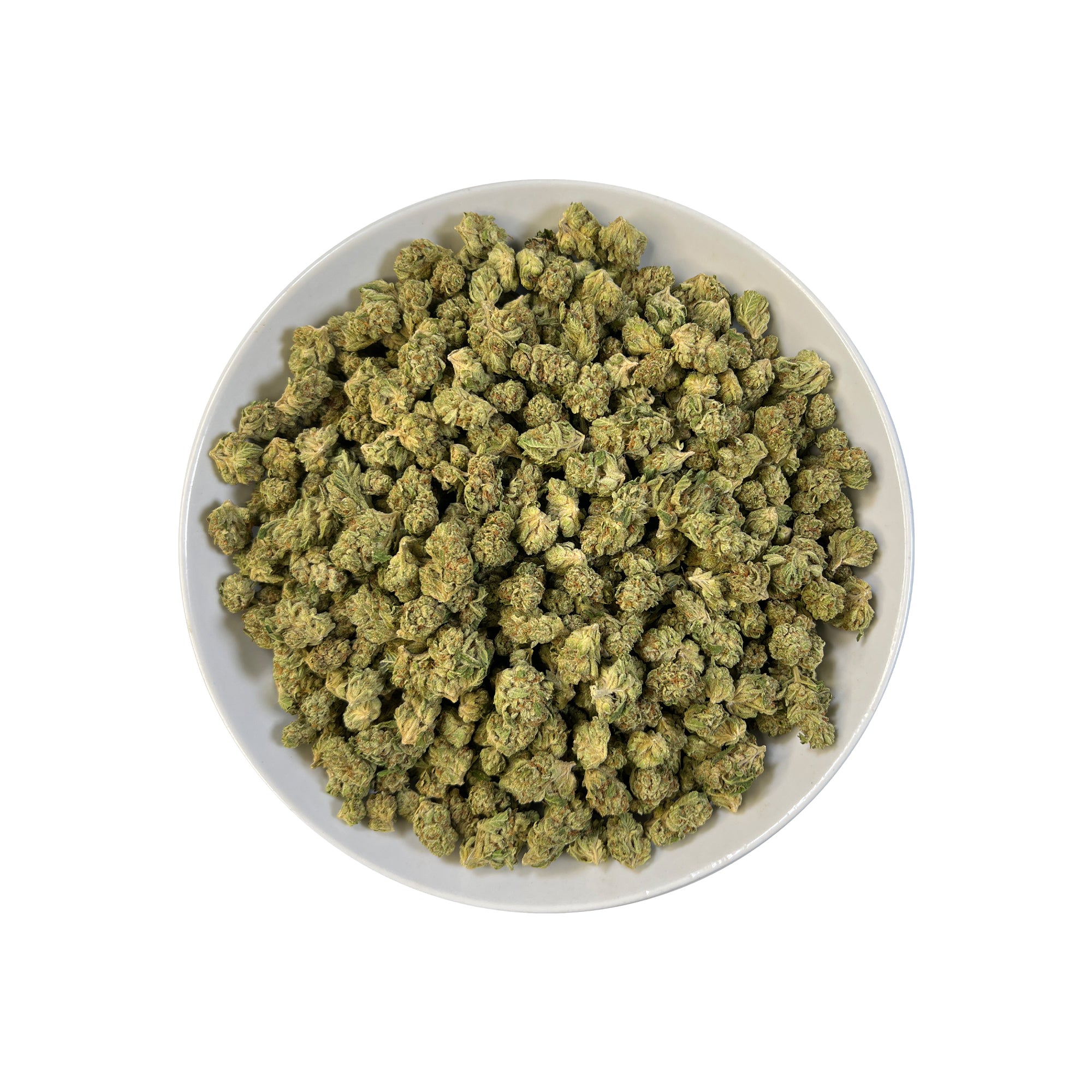 PUFFY Mule Fuel (smalls) is a hybrid THCa strain, crafted from a genetic cross of Lurch and GMO Cookies. The aroma is bold and pungent, with sharp peppery notes, a robust garlicky undertone, and the unmistakable fuel-like scent of diesel. Visually, the buds are dense and compact, showcasing a vibrant olive-green color and a sparkling layer of trichomes. Consumers often report a deeply relaxing experience, characterized by waves of euphoria, soothing calm, a heavy, calming body melt, and a blissful sense of 