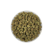 PUFFY Orange Bang is a hybrid THCa strain, expertly crafted from a potent cross between 2010 White, Orange Cookies, and Blowpops genetics. The aroma is a vibrant blend of bright orange, zesty citrus notes, and fresh pine, creating an invigorating and uplifting scent experience. Visually, dense bright green buds with purple hues and fiery orange pistils are coated in sticky trichomes. Consumers often report feeling happy, uplifted, and energetic, with a boost of creativity that pairs beautifully with an over