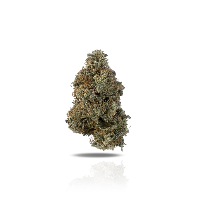 PUFFY Oz Kush  is a premium indica-dominant hybrid THCa strain born from the legendary cross of OG Eddy Lepp and ZKZ. The aroma is bold and pungent, with strong gassy notes and sharp chemical undertones, balanced by a crisp, earthy pine finish. The flavor offers a vibrant blend of fruity-sour tones, subtly complemented by hints of honey, smooth vanilla, and a touch of pine for a well-rounded taste. Visually, the buds are tightly packed and generously coated in sticky resin, showcasing a striking blend of de