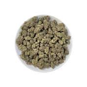 PUFFY Pink Certz is a balanced hybrid THCa strain, created from the potent pairing of The Menthol and Grape Gasoline. The aroma combines sweet, candy-like notes with hints of juicy grape, layered over a sharp, earthy diesel scent. Visually, dense frosty buds glow neon green with golden hints and pink-orange hairs, coated in sparkling, gem-like trichomes. Consumers often experience an uplifting, clear-headed euphoria that sparks creativity and focus, followed by gentle body relaxation, making it ideal for mo