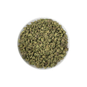 PUFFY Pink Guava (smalls) is a balanced hybrid THCa strain, created by crossing Nepali Pink and Guava. The aroma is a captivating blend of juicy guava, earthy undertones, and delicate hints of violet, creating a rich and intriguing fragrance that is both fruity and floral with a grounding depth. Visually, dense pine green buds with purple hues and fiery orange pistils are coated in sticky trichomes. Consumers often report experiencing euphoria, happiness, relaxation, and enhanced focus, enjoying a balanced 