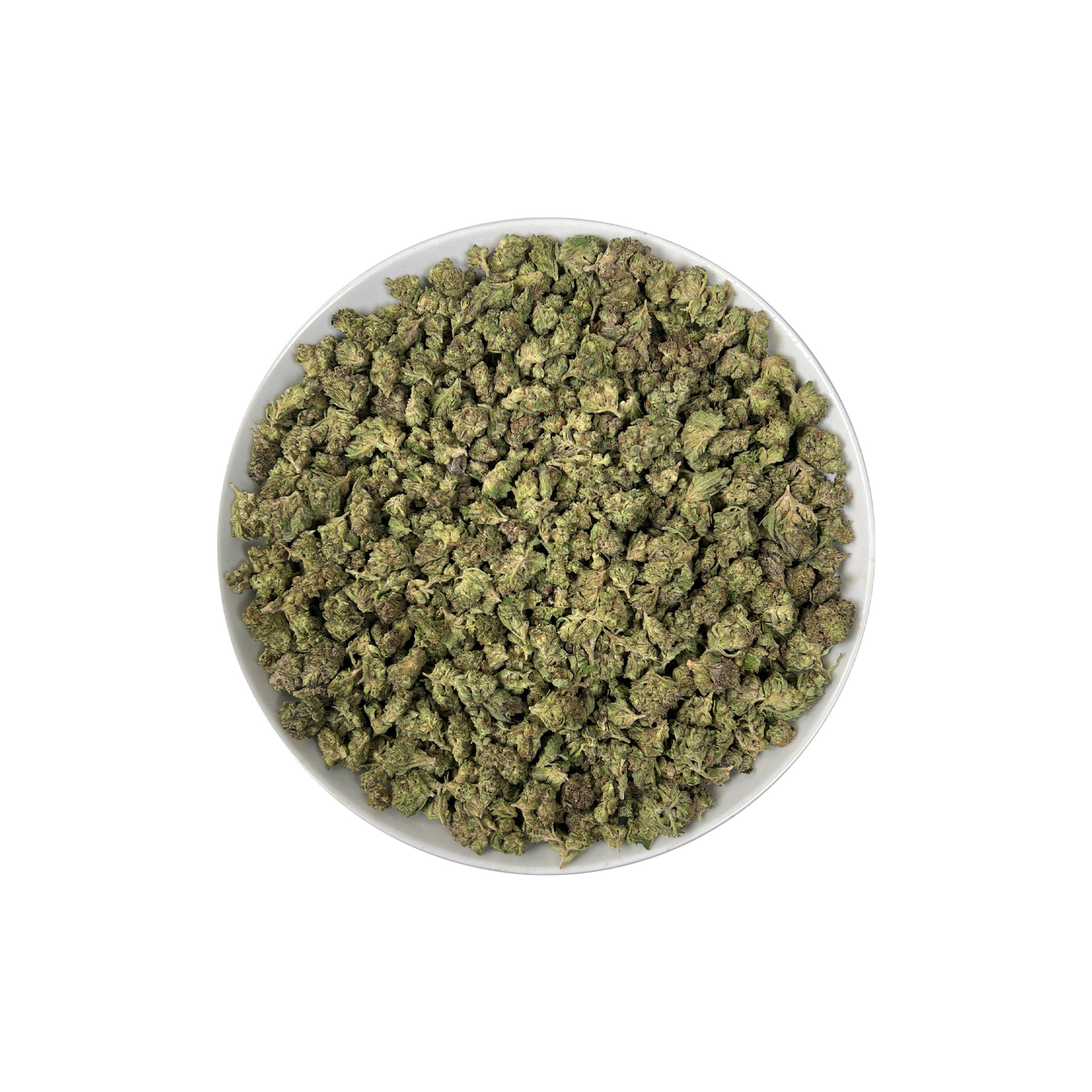 PUFFY Pink Guava (smalls) is a balanced hybrid THCa strain, created by crossing Nepali Pink and Guava. The aroma is a captivating blend of juicy guava, earthy undertones, and delicate hints of violet, creating a rich and intriguing fragrance that is both fruity and floral with a grounding depth. Visually, dense pine green buds with purple hues and fiery orange pistils are coated in sticky trichomes. Consumers often report experiencing euphoria, happiness, relaxation, and enhanced focus, enjoying a balanced 