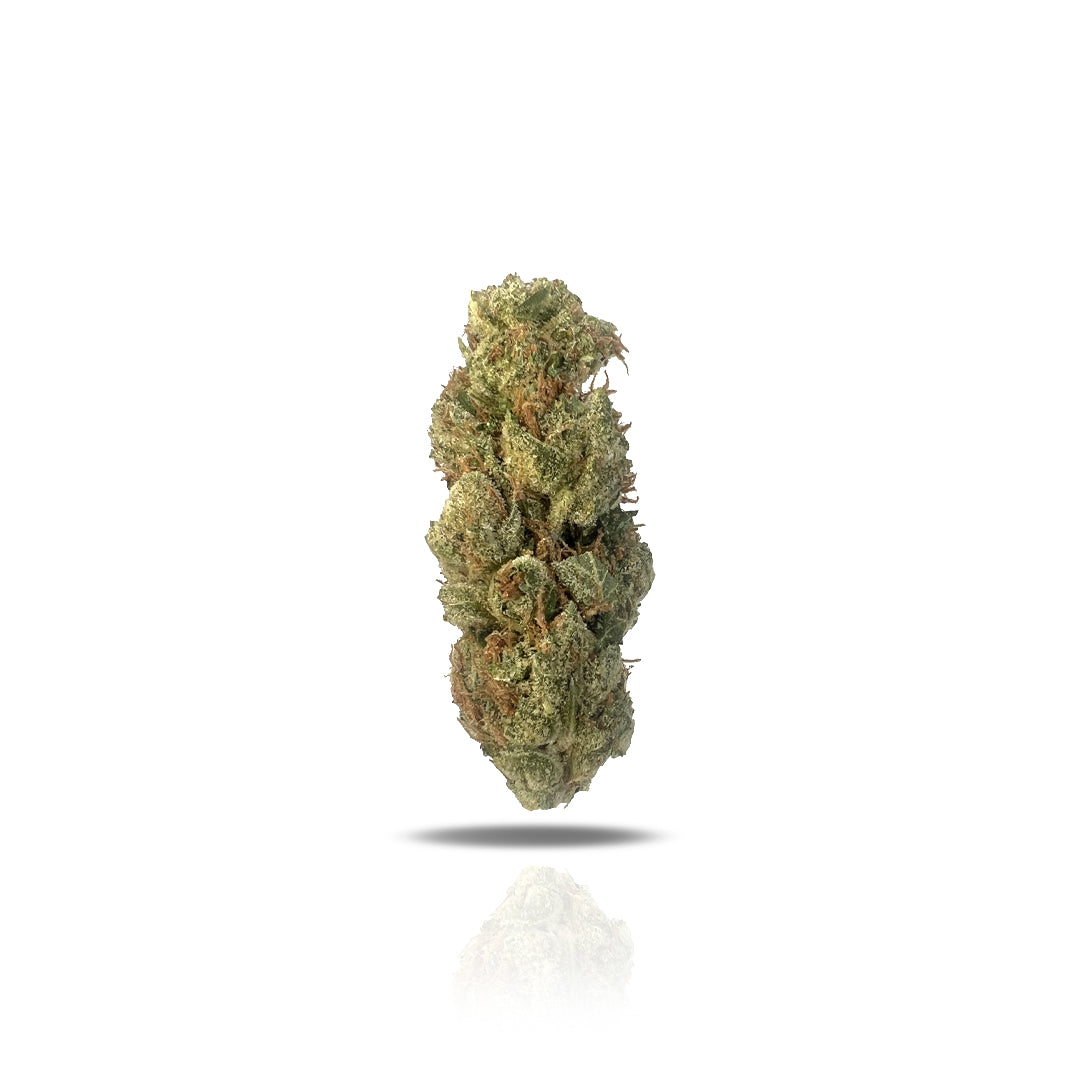 PUFFY Pink Pistola THCa smells like beer, hops, and parsley, with citrus hint. Pink is a bright and energizing Indica. Users say improve mood while easing aches and pains.