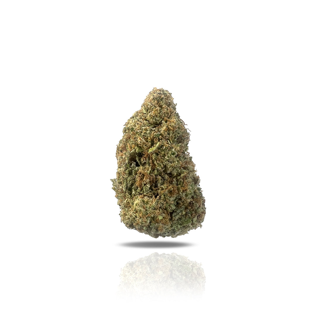 Born from the flavorful cross of Sundae Driver and Gushers, PUFFY Puddles THCa is a potent strain boasting a sweet, creamy flavor profile with fruity undertones and a smooth finish. Puddles features shades of olive and yellowish green spotlighting its thick, red-orange hairs and dozens of tiny, golden trichomes. Praised for its soothing effects, users claim that Puddles delivers a gentle euphoria that inspires the mind while offering full-body relaxation, making it ideal for stress relief and unwinding. Pud