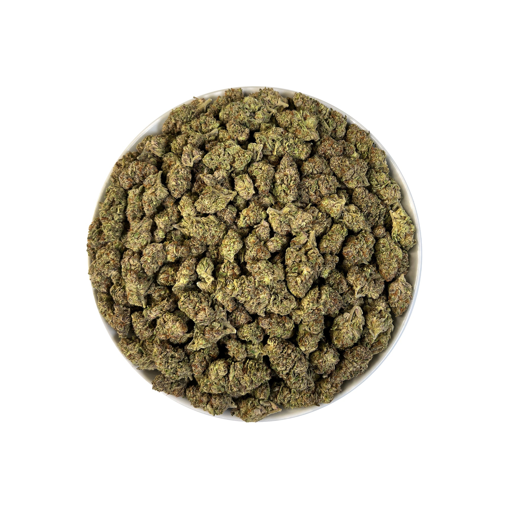 PUFFY Purple Punch is a popular indica-dominant hybrid THCa strain, born from the legendary pairing of Granddaddy Purple and Larry OG. The aroma is a vibrant mix of ripe, fruity sweetness balanced by warm, earthy undertones. Visually, the buds are thick and tightly packed, with a lush green backdrop streaked by vivid purples and violets, intertwined with fiery orange pistils and finished with a shimmering coat of crystalline trichomes. Consumers often experience an initial wave of cerebral euphoria that gen