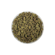 PUFFY Russian Assassin is an indica-dominant hybrid THCa strain, expertly crafted from the renowned genetics of Skywalker, Lemon OG Kush, and Headband. The aroma is a complex blend of herbal notes, pungent gassy undertones, and delicate floral hints, creating a distinctive and intriguing scent profile. Visually, dense green buds with purple hues and fiery orange pistils are coated in sticky trichomes. Consumers often report euphoric and happy feelings, cerebral stimulation that transitions into deep relaxat