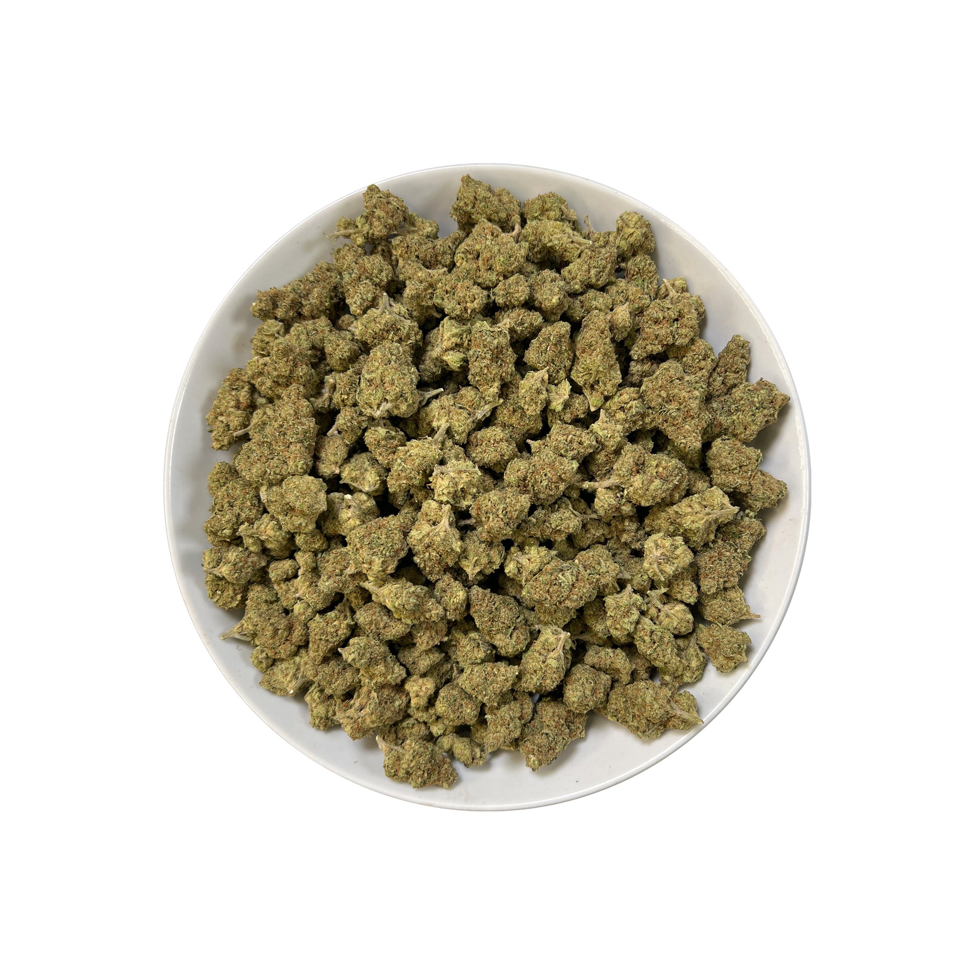 PUFFY Shake Shack is a balanced hybrid THCa strain, born from the flavorful cross of Ice Cream Cake × OG Fruit Smoothie. The aroma combines sharp diesel notes with a cool, minty freshness and a strong gassy undertone. Visually, the buds are dense and chunky, showing forest-green tones with frosty trichomes and subtle orange-amber pistils for contrast. Consumers often describe a soothing full-body relaxation paired with a calm, clear mind, while others note uplifting effects that boost mood, spark euphoria, 