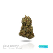 PUFFY Sour Breath is a sativa-dominant hybrid THCa strain, created from a cross between Sour Diesel and Lamb’s Bread. The aroma bursts with bright sour notes balanced by zesty citrus and subtle floral undertones. Visually, it features dense neon-green buds with orange pistils and a frosty layer of white trichomes. Consumers often report an uplifting and energetic high that boosts focus, sparks creativity, and enhances sociability, perfect for daytime use or lively social settings.
