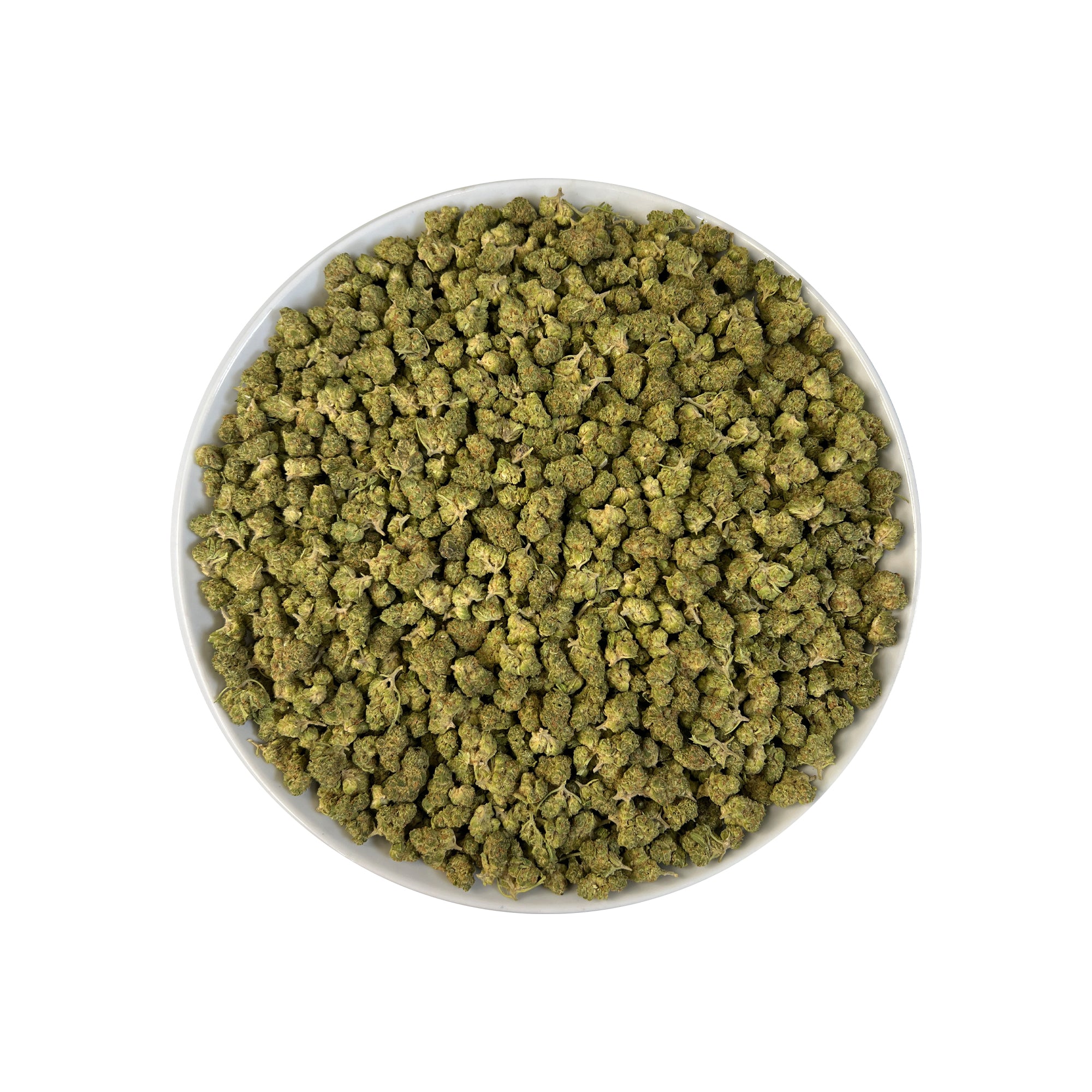 PUFFY Sour Fritter (smalls) is a sativa-dominant THCa strain born from the flavorful union of Apple Fritter and Sour Diesel. The aroma is a bold fusion of gassy diesel notes layered with a sharp chemical edge, rounded out by an underlying sweet finish. Visually, the buds are dense and compact, showcasing deep forest greens with flashes of royal purple and silver, accented by fiery orange pistils and blanketed in a sparkling frost of glistening trichomes. Consumers often report its effects as a bright, mind-