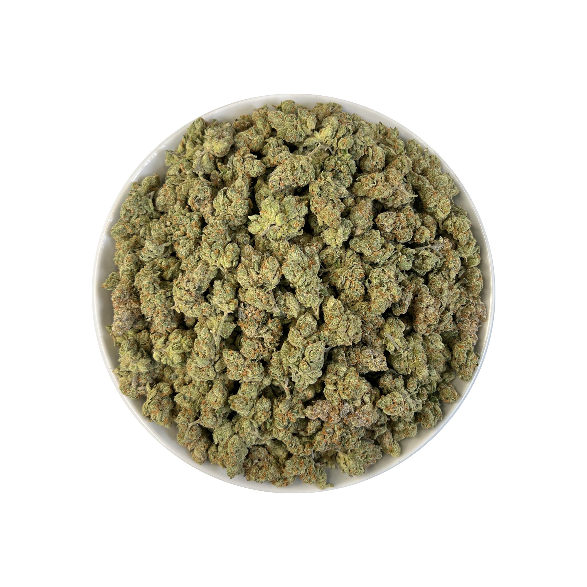 PUFFY Strawberry Banana is an  indica-dominant THCa strain result of crossing Crockett’s Banana Kush with the Strawberry phenotype of Bubble Gum. Aroma bursts with a harmonious blend of fruity and juicy notes, enriched by subtle earthy undertones, layered with a sweet, creamy finish. Visually buds dazzle with vibrant green and deep purple hues, bright orange hairs, and a frosty coat of amber trichomes that sparkle with potency. Consumers report that it delivers a blissfully happy and peaceful high, known fo