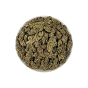 PUFFY Strawberry Jack is a sativa-dominant hybrid THCa strain, crafted from the legendary genetics of Strawberry Cough × Skunk × Jack Herer. The aroma opens with strong diesel and skunky notes, layered with a sweet, fruity essence. Hints of fresh strawberry come through on the finish, adding a bright and uplifting twist to the pungent base. Visually, the buds are chunky and dense, showing mint-green hues with fiery amber pistils and a sparkling layer of white trichomes. Consumers often report an uplifting h