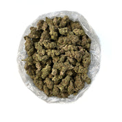 PUFFY Super Boof THCa is a balanced hybrid strain created by crossing Black Cherry Punch and Tropicana Cookies. It delivers a rich and complex flavor profile, starting with an earthy cherry base and layered with bright tangerine, sweet honeysuckle, and juicy raspberry undertones. The aroma bursts with notes of tropical fruit, ripe cherries, and zesty grapefruit, creating a vibrant and refreshing scent profile. Visually, it features dense, spade-shaped buds in vibrant olive green, accented with fiery orange 