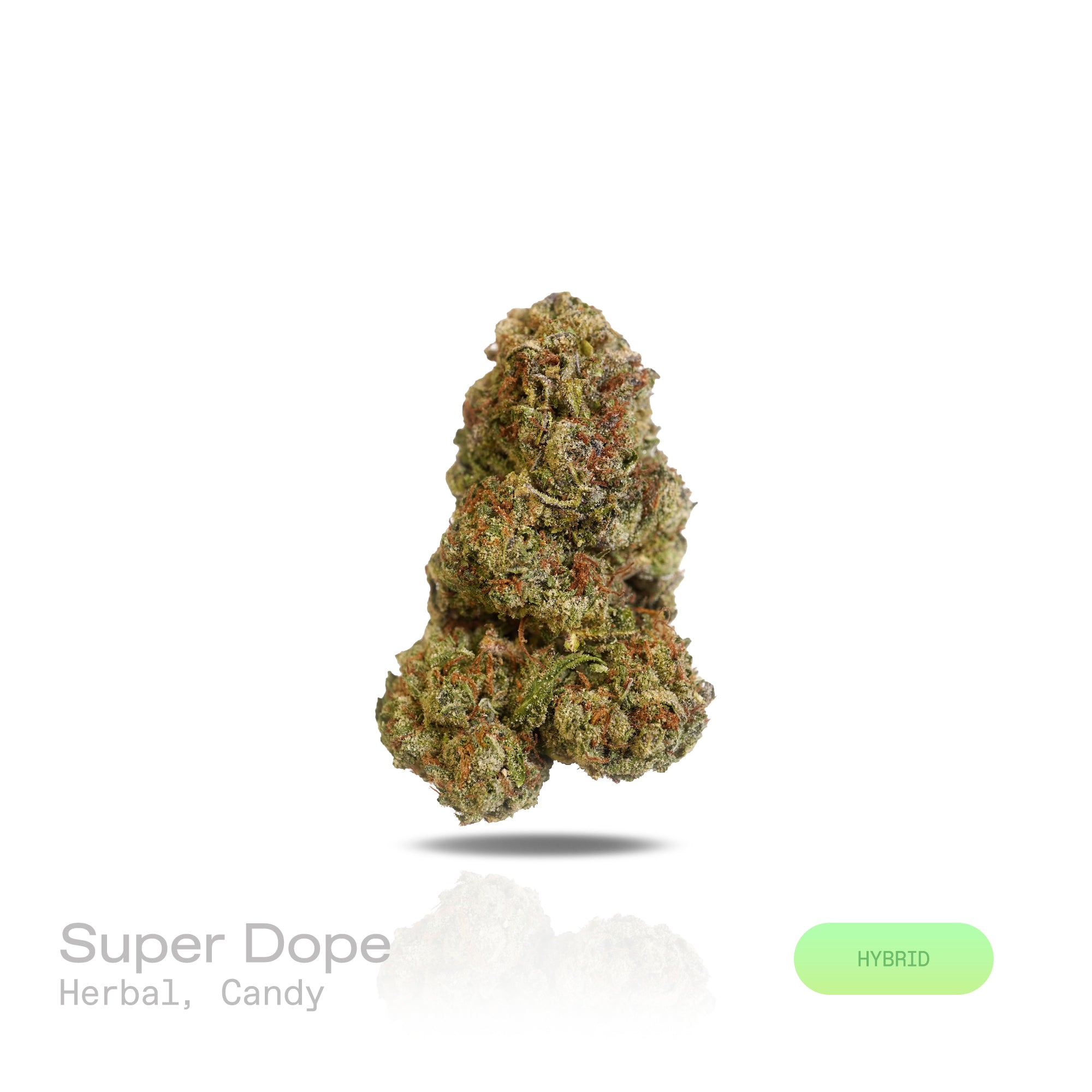 PUFFY Super Dope is a well-balanced hybrid THCa strain, born from a flavorful cross between ZKZ and Grape Pie. Its aroma bursts with sweet herbal notes, perfectly complemented by subtle hints of sugary candy, creating a soothing yet playful scent profile. Visually, the buds are strikingly dense, frosty, and generously coated in trichomes, showcasing deep purple hues, dark green leaves, and vibrant orange pistils. Consumers often describe its effects as a euphoric and uplifting cerebral high that sparks crea