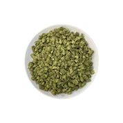 PUFFY Super Silver Haze Smalls is a sativa-dominant hybrid THCa strain, expertly crafted from a flavorful and legendary three-way cross of Skunk #1, Northern Lights, and Haze. The aroma is a refreshing blend of cool menthol and crisp eucalyptus, balanced by the sharp, clean scent of pine. Visually, the buds are spade-shaped with a bright lime green hue, accented by fiery orange pistils and coated in a dense layer of silvery-white trichomes. Consumers often describe feeling a surge of energy, heightened euph