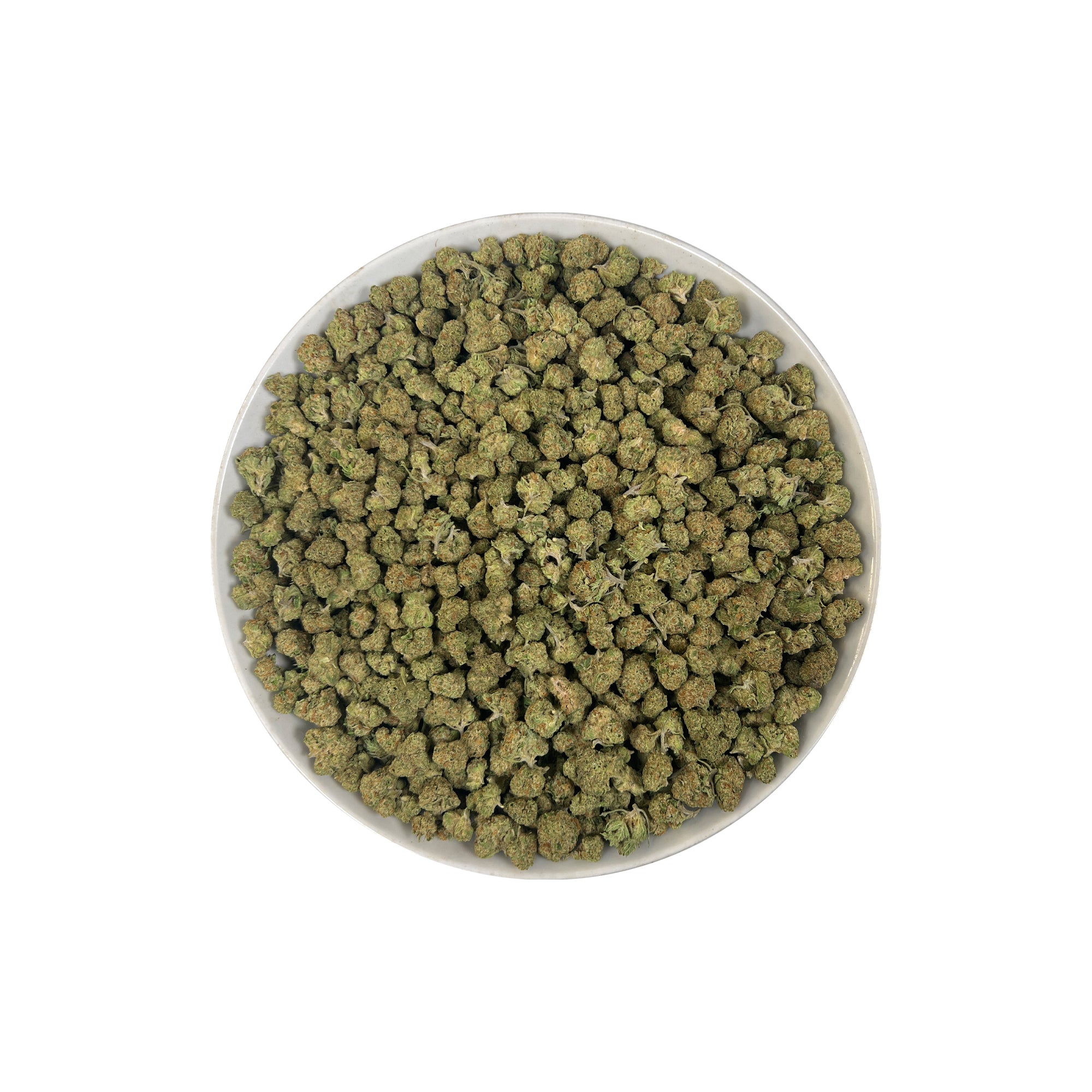 PUFFY Truffle Butter (smalls) is an Indica-dominant hybrid THCa strain, born from the flavorful cross of Gelato and Chocolate Kush. The aroma unfolds in a vibrant mix of fruity notes balanced by deep coffee richness and a gentle nutty twist. Visually, the buds are dense and striking, showcasing a deep forest-green base with vibrant purple hues, bright orange pistils, and a sparkling coating of trichomes. Consumers often report an initial burst of euphoria and uplifted mood, gradually giving way to deep phys