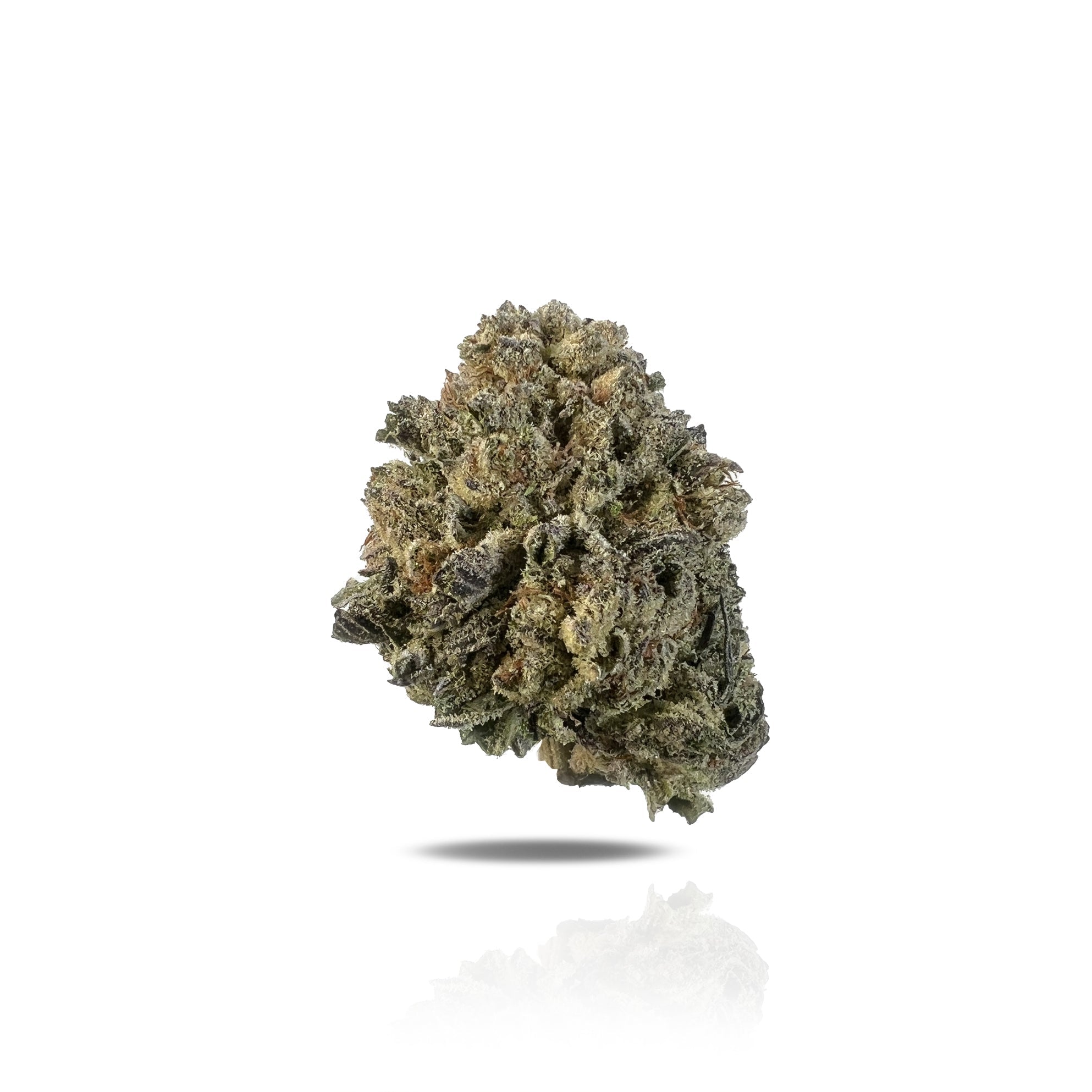 PUFFY Truffle is a premium indica-dominant hybrid THCa strain, expertly crafted from the flavorful cross of ZKZ and Cherry Noir. Its aroma is rich and complex—sweet and earthy with subtle notes of chocolate and gas. The flavor profile is equally indulgent, offering a creamy, nutty taste complemented by hints of berries and a diesel finish on the exhale. Visually, the buds are dense and frosty with deep green and purple hues, accented by vibrant orange hairs and a thick, sticky coating of trichomes. Consumer