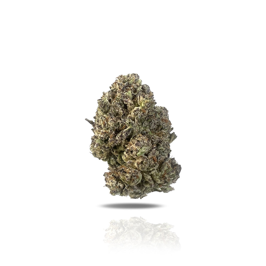 PUFYY Velvet Purps THCa is a soothing indica-dominant hybrid with deep roots in JahGoo genetics, created by crossing JahGoo with Magic Bus (a blend of T2 and JahGoo). This expertly crafted strain enhances its relaxing effects while showcasing its signature emerald green foliage with purple accents. Renowned for its trichome-laden buds, Velvet Purps emits a delightful berry and pine aroma that carries through to a smooth, flavorful smoke. Users describe the effects as peaceful and deeply relaxing, making it 