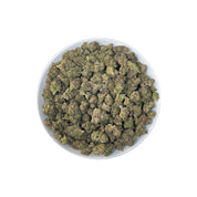 PUFFY Venom OG is an indica-dominant THCa strain, born from the powerful cross of Poison OG and Rare Dankness #1. The aroma greets you with a bold blend of diesel, delicate floral notes, and rich earthy undertones, creating a captivating sensory experience. Visually striking, this strain showcases dense forest-green buds kissed with deep purple hues, fiery orange pistils, and a sparkling layer of sticky, resinous trichomes. Consumers often report a soothing body high paired with elevated mood, bringing feel