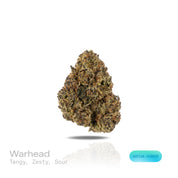 PUFFY Warhead is a sativa-dominant  hybrid THCa strain, expertly crafted from a potent cross between Kaboom and Sour Pez. The aroma opens with a tangy, zesty burst, delivering a sharp sourness that instantly awakens the senses. Visually, the dense forest-green buds are accented by rich purple hues and fiery orange pistils, all generously coated in a thick layer of sticky, glistening trichomes. Consumers often report uplifting, energizing, and euphoric effects with a strong cerebral lift that enhances focus,