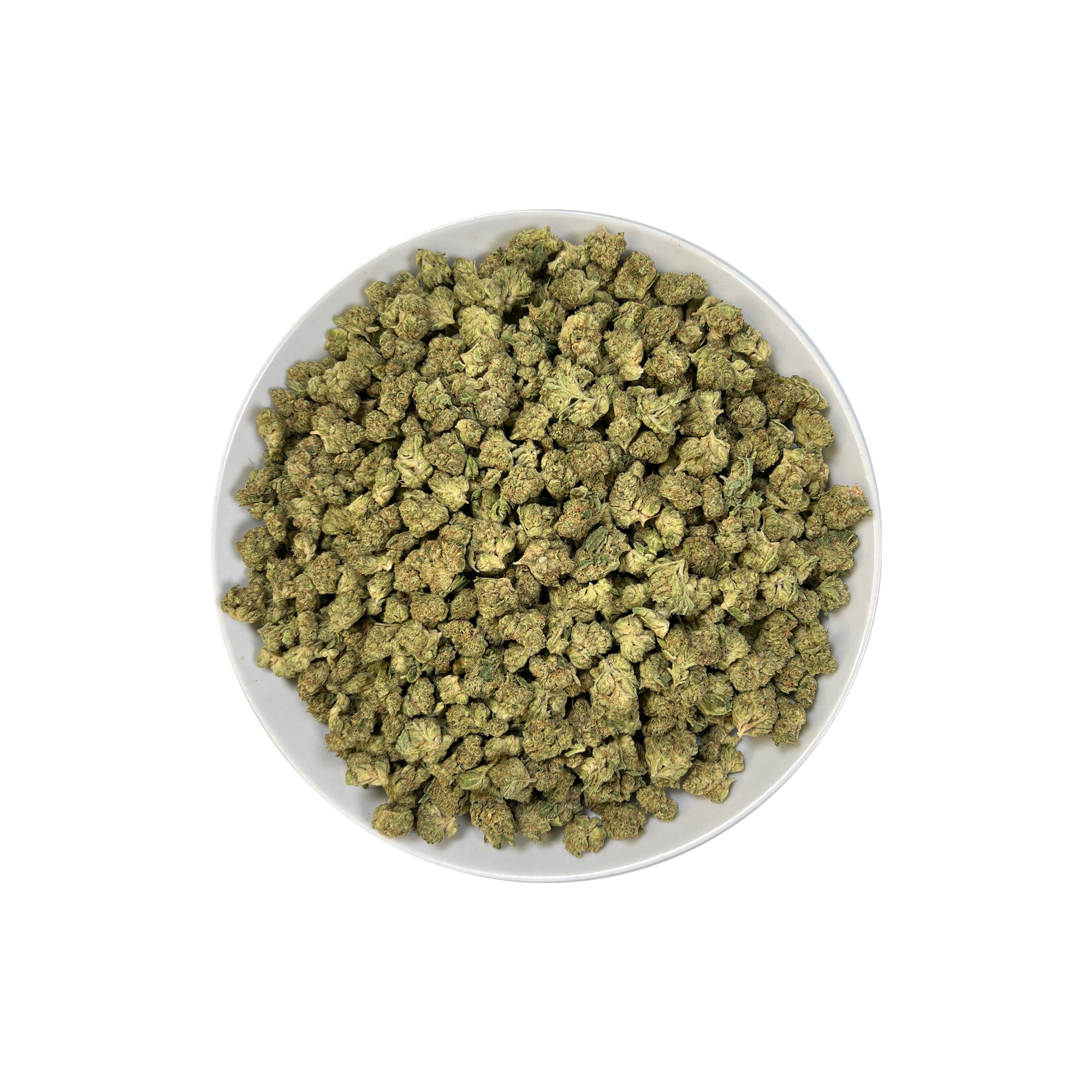 PUFFY Wedding Cake (smalls) is an indica-dominant hybrid THCa strain created by crossing Triangle Cherry Pie and Girl Scout Cookies (GSC). The aroma is a captivating mix of pungent gas, layered with sweet undertones and delicate floral accents for a balanced yet striking profile. Visually, the buds are dense and vibrant, with forest green and purple hues coated in frosty trichomes and bright orange pistils. Consumers often report a euphoric, uplifted mood paired with a relaxing body high, along with a creat