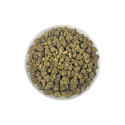 PUFFY White Cherry is a balanced hybrid THCa strain, crafted from the exceptional lineage of Cherry OG and The White. The aroma is a vibrant blend of tart cherry, tangy sourness, and subtle woody undertones. Visually, the buds are dense and striking, featuring lush green and deep purple hues, vibrant orange pistils, and a sparkling layer of trichomes. Consumers often report balanced cerebral and body effects, experiencing pleasant euphoria and relaxation, making it popular recreationally for mood uplift.