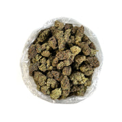 PUFFY White Lotus THCa by Bodhi Seeds is a potent indica-dominant hybrid bred for both power and beauty. This strain inherits its frosty trichome coating from its mother, The White, while its father, Snow Lotus, enhances its size and overall potency. Its rich earthy, musky, and root-like aroma captivates the senses, drawing you in with its deep, grounding essence. Consumers report that its deeply relaxing indica effects help ease stress, curb depression, and promote restful sleep.