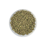 PUFFY White Runtz (smalls) is a balanced hybrid THCa strain, created from a cross between Gelato and ZKZ. The aroma bursts with sweet candy notes blended with zesty oranges and a bold hint of gas. Visually, the buds are dense and frosty, showcasing vibrant green hues with occasional purple accents, all coated in a thick layer of white trichomes. Consumers frequently describe experiencing a euphoric and uplifting sensation, accompanied by an improved mood and a gentle, soothing sense of relaxation.
