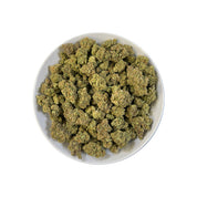 PUFFY White Truffle is an indica-dominant hybrid THCa strain, crafted from the legendary lineage of Gorilla Butter, a standout phenotype of Gorilla Glue #4 × Peanut Butter Breath. The aroma carries earthy undertones, blended with a doughy richness and subtle herbal notes. Visually striking, these medium-sized buds glisten under a thick frost of white trichomes, with vibrant orange pistils winding through deep green and purple tones. Consumers often report a wave of euphoria that lifts mood and sharpens focu