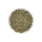 PUFFY White Truffle (smalls) is an indica-dominant hybrid THCa strain, crafted from the legendary lineage of Gorilla Butter, a standout phenotype of Gorilla Glue #4 × Peanut Butter Breath. The aroma is rich and inviting, with doughy undertones layered over an earthy base and a distinctly pungent finish that lingers pleasantly in the air. Visually striking, these medium-sized buds glisten under a thick frost of white trichomes, with vibrant orange pistils winding through deep green and purple tones. Consumer