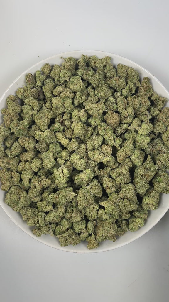 PUFFY Lemon Candy is a sativa-dominant hybrid THCa strain, crafted from the legendary lineage of American indica with NYC Diesel. The aroma is a vibrant blend of zesty lemon with grounding earthy undertones, creating a refreshing and invigorating scent. Visually striking, these dense, frosty buds glisten with trichomes, displaying deep greens with hints of lime and purple, accented by vibrant orange pistils. Consumers often report an initial wave of uplifting euphoria that elevates the spirit and energizes 