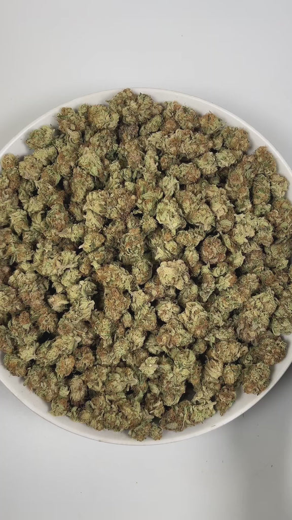 PUFFY Purple Punch is a popular indica-dominant hybrid THCa strain, born from the legendary pairing of Granddaddy Purple and Larry OG. The aroma bursts with sweet berry notes, grounded by earthy undertones and a subtle hint of yeastiness. Visually, the buds are thick and tightly packed, with a lush green backdrop streaked by vivid purples and violets, intertwined with fiery orange pistils and finished with a shimmering coat of crystalline trichomes. Consumers often experience an initial wave of cerebral eup