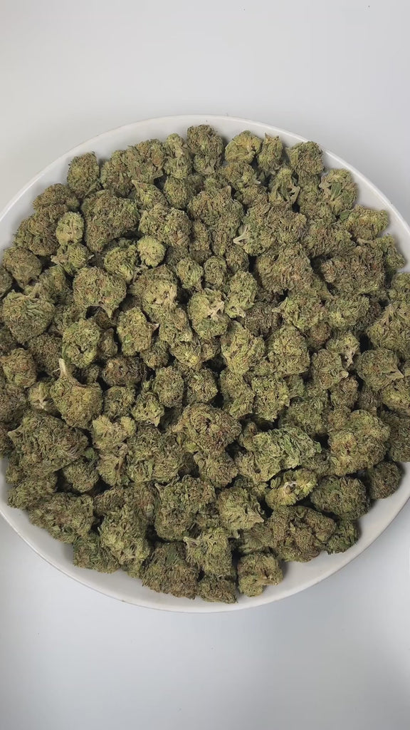 PUFFY Modified Sunset is an indica-dominant hybrid THCa strain, born from the iconic fusion of Sunset Sherbet and a carefully chosen hybrid. The aroma opens with sharp, earthy grassy notes, intertwined with pungent diesel undertones and a subtle, spicy peppery kick. Visually, the buds are dense, showcasing vibrant green hues with deep purple undertones, accented by bright orange pistils and enveloped in a thick, frosty layer of trichomes. Consumers often report an initial wave of smooth cerebral uplift pair