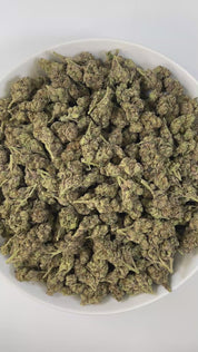 PUFFY Supreme Cream is an indica-dominant hybrid THCa strain born from the flavorful cross of Cereal Milk and Casino Kush. The aroma blends sharp notes of gas and cool menthol with a smooth, creamy finish for a bold yet balanced profile.  Visually, the buds appear thick and compact, showcasing deep forest to pine-green shades threaded with bright orange pistils and finished with a generous layer of sparkling trichomes. Consumers describe a balanced high that uplifts the mind with clarity and creativity befo