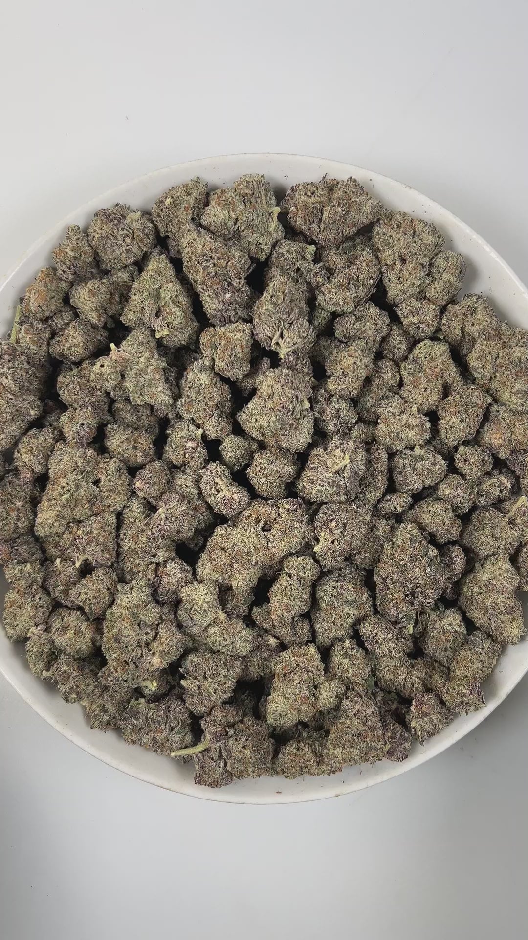 PUFFY Dante's Inferno is an indica-dominant hybrid THCa strain, born from the powerful cross of Oreoz and Devil Driver. The aroma blends sweet berries with creamy vanilla and a warm, comforting cookie note, creating a rich and inviting scent. Visually, dense bright green buds with purple hues and fiery orange pistils are coated in sticky trichomes. Consumers often report an initial uplifting cerebral euphoria with a boost in mood, creativity, and focus, followed by deep body relaxation and soothing stress r