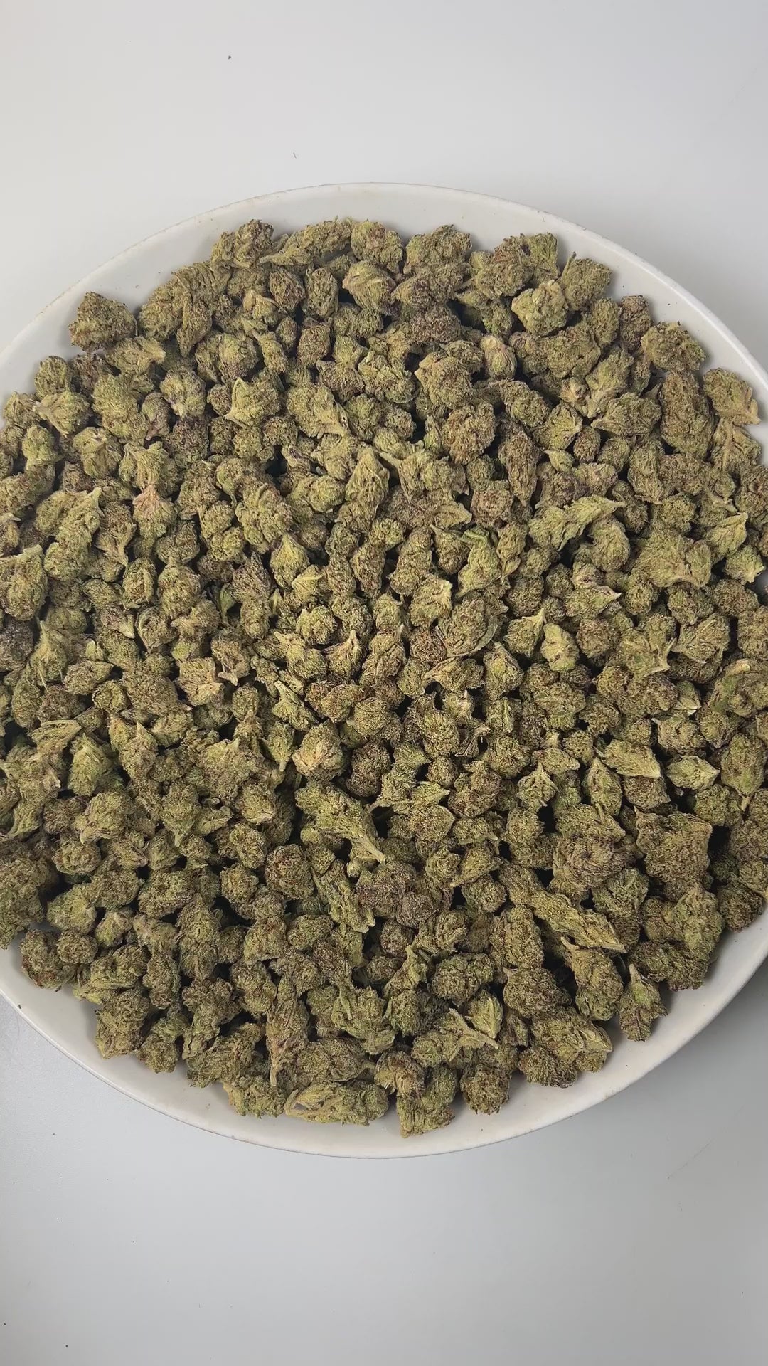 PUFFY Frosted ORZ (smalls) is an indica-dominant hybrid THCa strain, crafted from the legendary lineage of Cookies N Cream × Secret Weapon. The aroma is a rich and enticing blend of creamy sweetness, smooth vanilla, and earthy, dank undertones. Visually striking, the dense green buds showcase subtle purple hues, fiery orange hairs, and a heavy coat of frosty trichomes. Consumers often note an uplifting spark of creativity and euphoria that flows into a relaxed, calm state while keeping conversations lively.