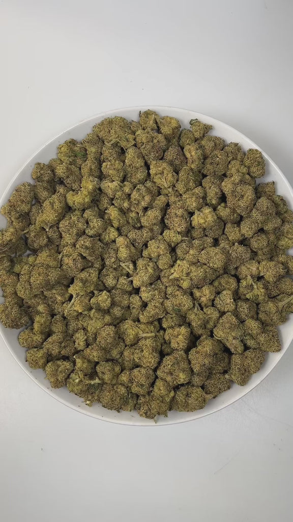 PUFFY Black Runtz is an indica-dominant hybrid THCa strain, born from the renowned cross of ZKZ and Gelato. The aroma bursts with zesty citrus notes, grounded by earthy undertones and a hint of gassy intensity, creating a scent that’s both vibrant and unforgettable. Visually, dense green buds with purple hues and fiery orange pistils are coated in sticky trichomes. Consumers often report an initial wave of uplifting euphoria, creativity, and happiness that gradually transitions into deep relaxation and calm