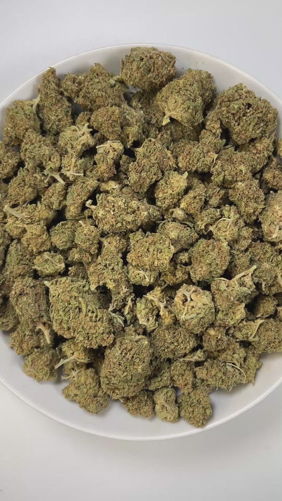 PUFFY Lemon Cherry Gelato is an indica-dominant  hybrid THCa strain, expertly crafted from a potent cross between Sunset Sherbet and Girl Scout Cookies. The aroma is a rich blend of earthy tones with bright lemon accents and a hint of sweet cherries. Visually, buds are dense and frosty, featuring deep green and purple hues with bright orange pistils and a thick coating of sparkling trichomes. Consumers often report an initial wave of uplifted, happy euphoria, followed by a soothing body relaxation accompani