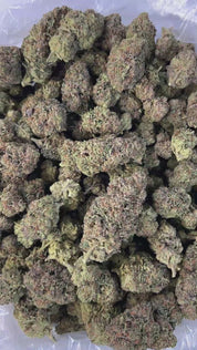 PUFFY Garlic Cookies is a potent indica-dominant hybrid THCa strain, born from the legendary cross of Girl Scout Cookies and Chemdawg. The aroma is a rich blend of sweet cream and smooth vanilla, offering a warm, indulgent scent that’s both comforting and enticing. Visually, the buds are dense and sticky, showcasing a striking mix of dark green and purple hues, drenched in thick crystalline trichomes and accented by fiery orange pistils. Consumers often report a deeply relaxing and calming effect that begin