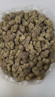 PUFFY White Lobster is a potent hybrid THCa strain born from the powerful cross between Planet Dosi 17 and Ghostface OG. The aroma is gassy and pungent, with a flavor that mirrors its bold scent, delivering a strong and lingering taste experience. &nbsp;Visually, the buds are dense and trichome-coated, giving off a frosty, white appearance that reflects the strain’s high potency. Consumers commonly report a euphoric high that is predominantly relaxing yet mentally uplifting, making it an excellent choice fo