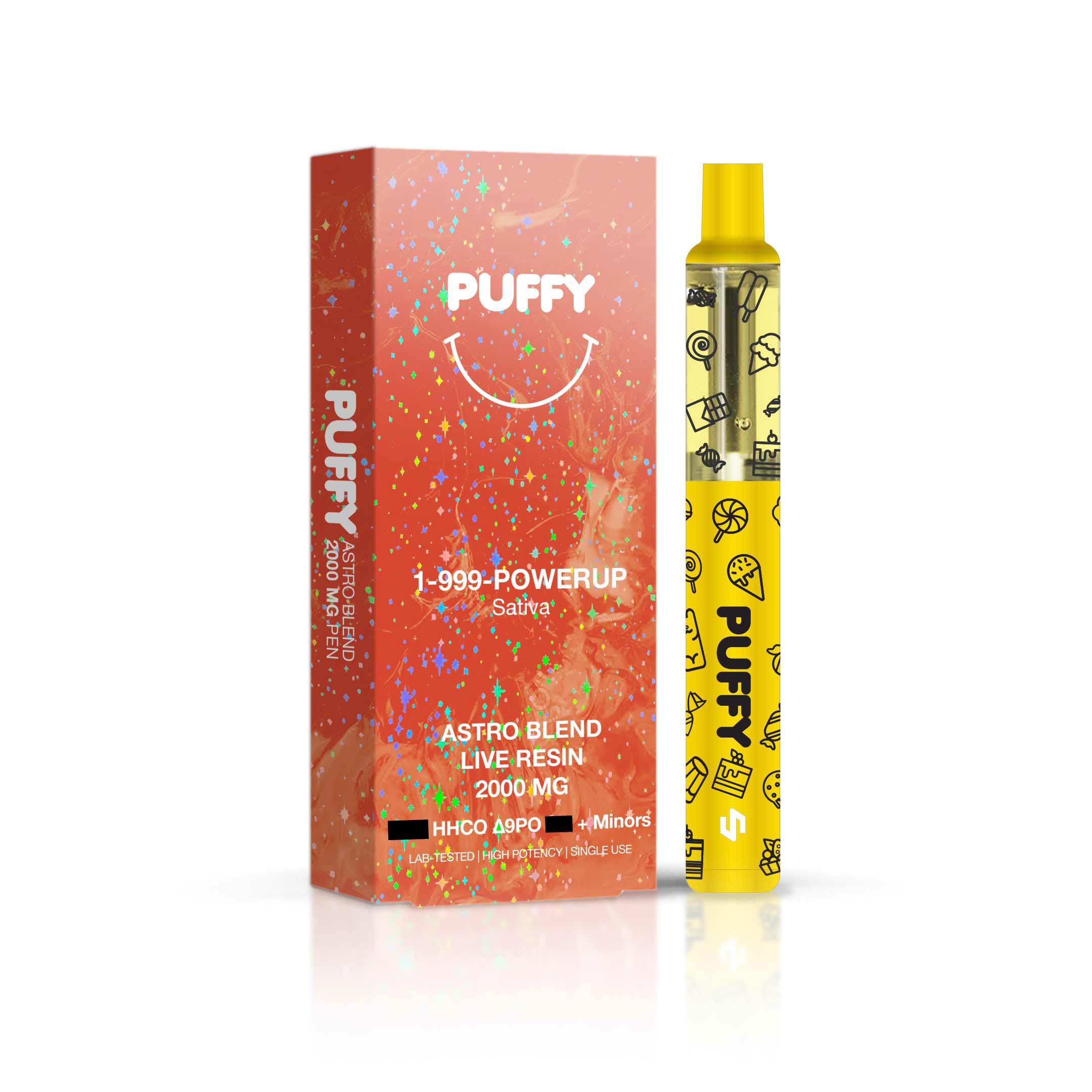 PUFFY 2G - 1-999-POWERUP - (Astro Blends) Sativa